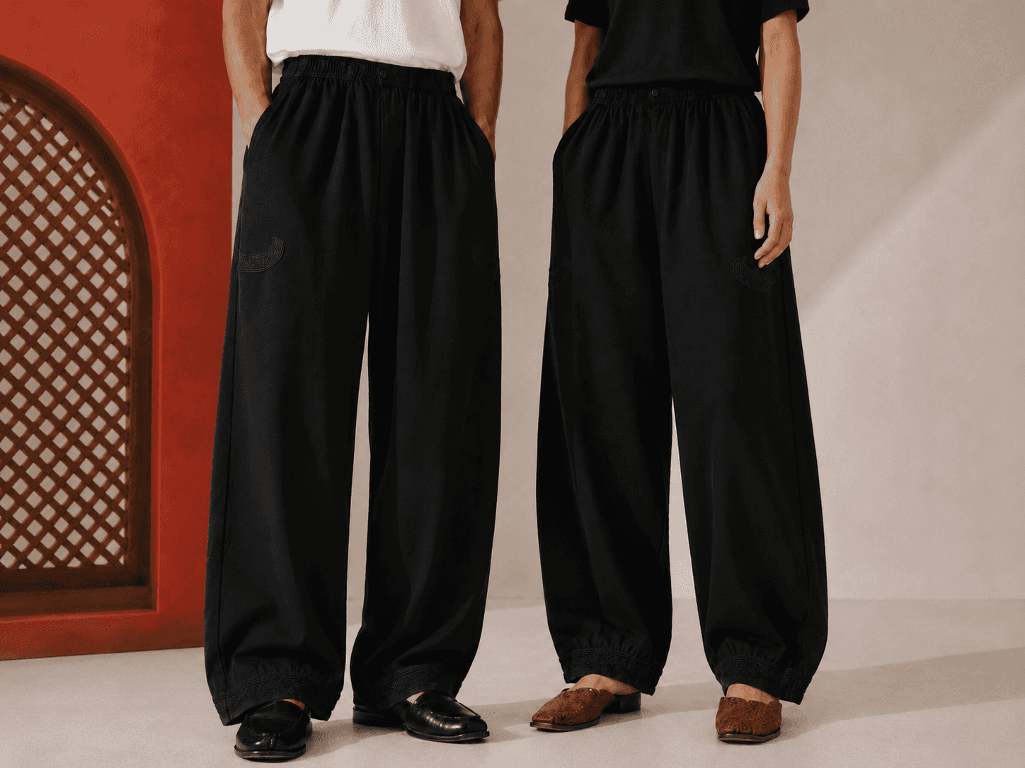 Houbous Serwal Life So Dope, coupe ample contemporaine inspirée du tailoring marocain