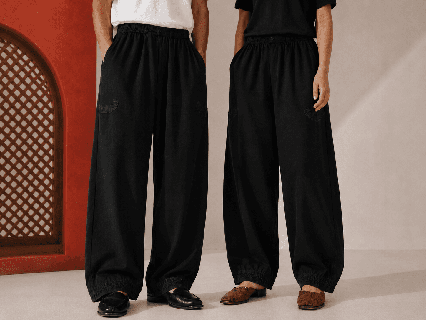 Houbous Serwal Life So Dope — coupe ample contemporaine inspirée du tailoring marocain